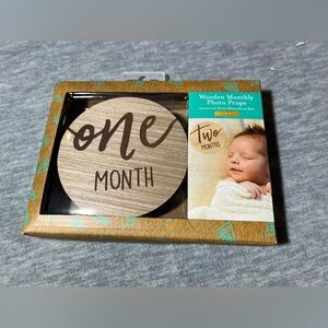Kate & Milo Wooden Monthly Milestone Photo‎ Props Newborn Baby Pregnancy New